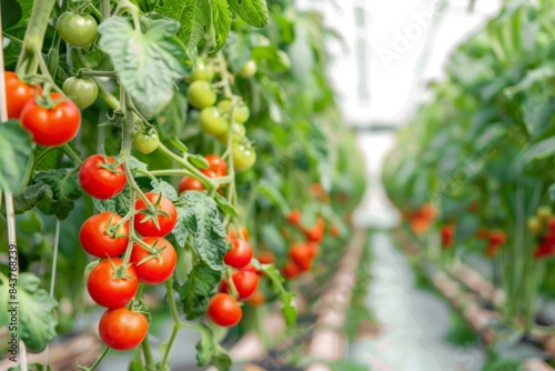 Wallpaper Mural Genetically Modified Tomato Plants with Ripe Tomatoes in a Controlled Environment for Harvest Torontodigital.ca