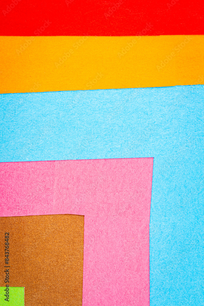 Fototapeta premium Multicolor background from a paper of different colors