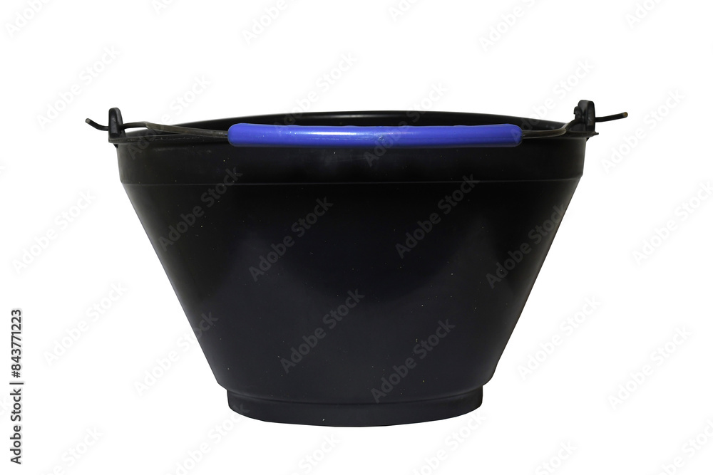 Balde de plástico con fondo transparente I Plastic bucket with ...
