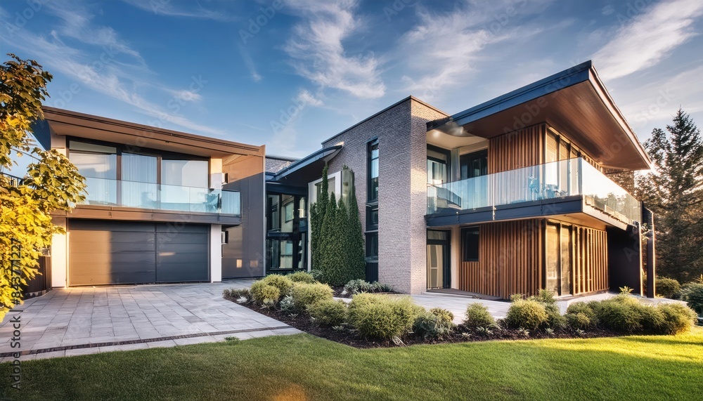 luxury home in the city and modern exterior luxury home in the city and modern exterior