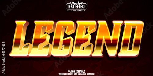 Knight editable text effect, customizable warrior and legend 3D font style