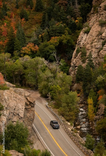 mountain road in the mountains