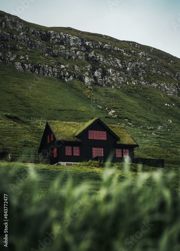 house in the mountains