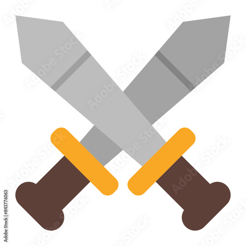 Swords flat icon