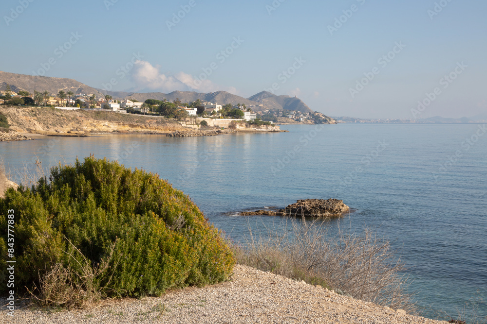 Cliff near Almadrava Beach; El Campello; Alicante; Spain