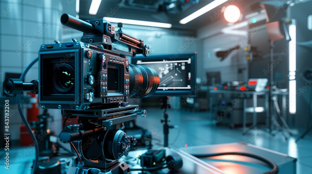 The professional studio camera The professional studio camera