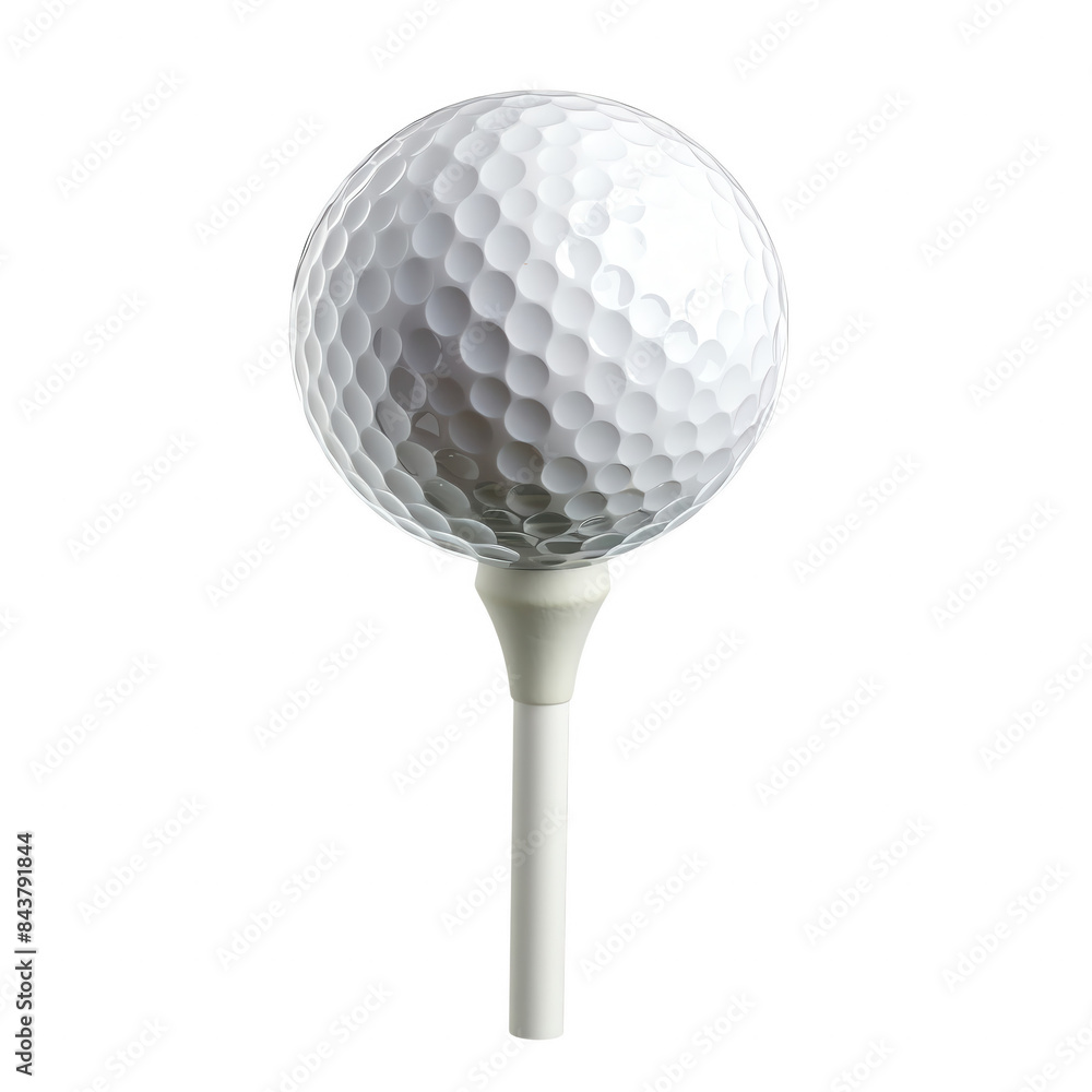 clipart illustration of a white golf ball on a tee, isolated on transparent background clipart illustration of a white golf ball on a tee, isolated on transparent background