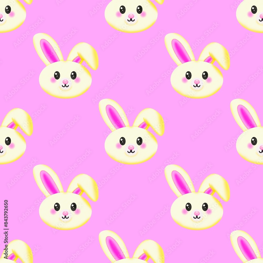 seamless pattern with bunnies seamless pattern with bunnies