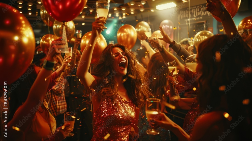 Fototapeta premium The Party with Balloons