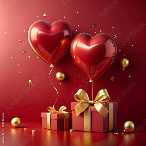 Gift cards for the festive special. With a print Cabins red glowing yellow gold.Poster Design in red Background Theme , Banner for Giving Day