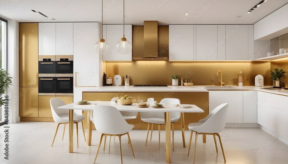 white and gold theme modern interior white and gold theme modern interior