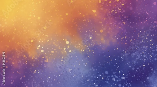 Abstract background with blue, orange and purple gradations