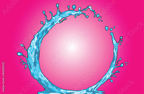 splash water vector