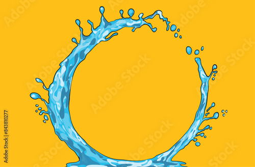 splash water vector