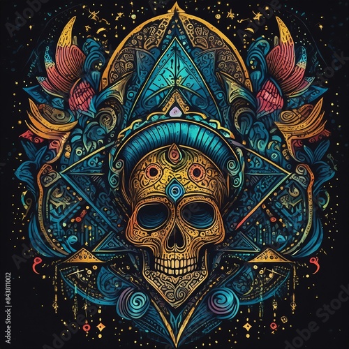 Wallpaper Mural tshirt design black, streetwear tshirt design, futuristic tshirt design, black punk tshirt design, cyberpunk tshirt design on black, creative tshirt design, grunge punk tshirt design Torontodigital.ca