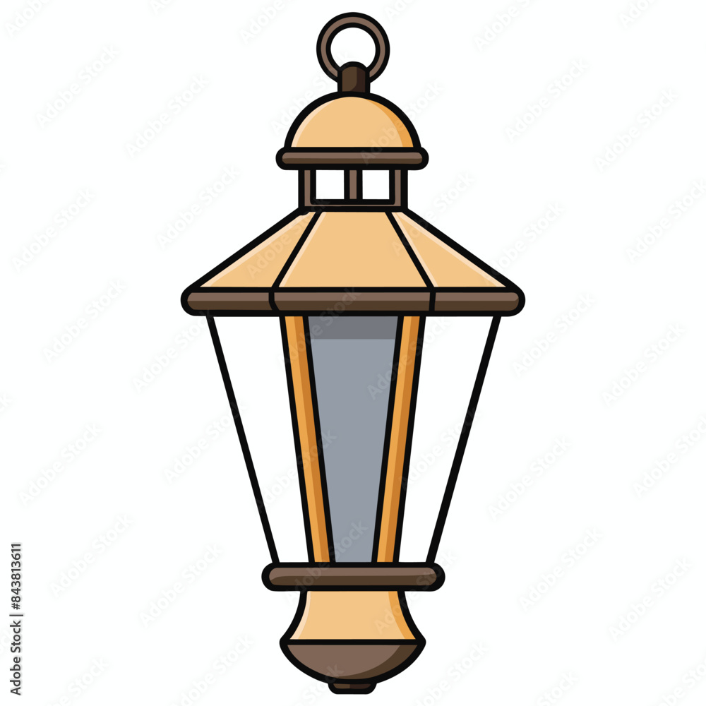 Lamp o lantern light white background vector illustration Lamp o lantern light white background vector illustration