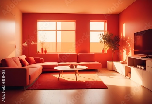 white and gold theme modern interior