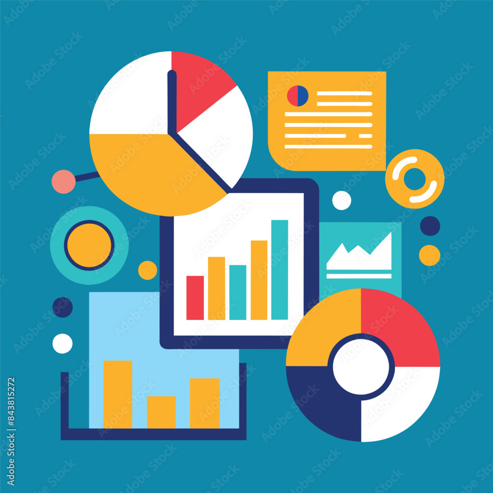 Marketing concept business growth illustration Marketing concept business growth illustration