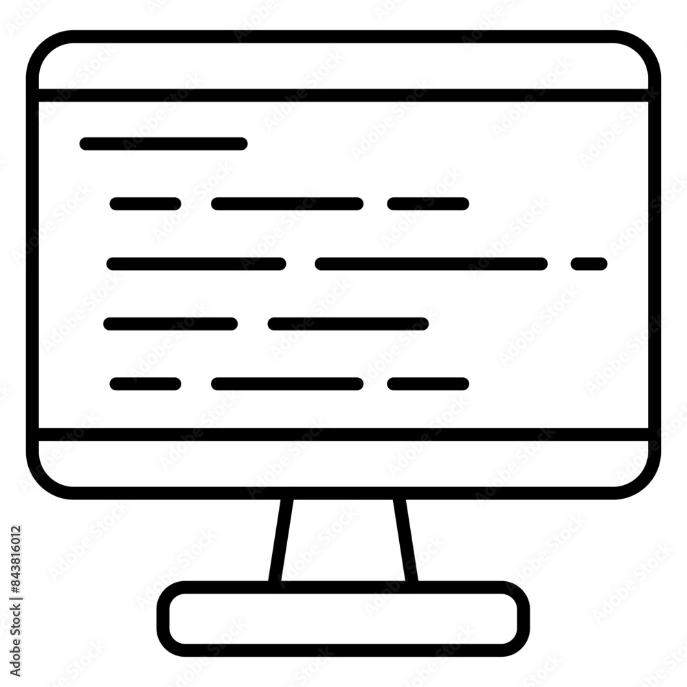 Modern design icon of web design Modern design icon of web design