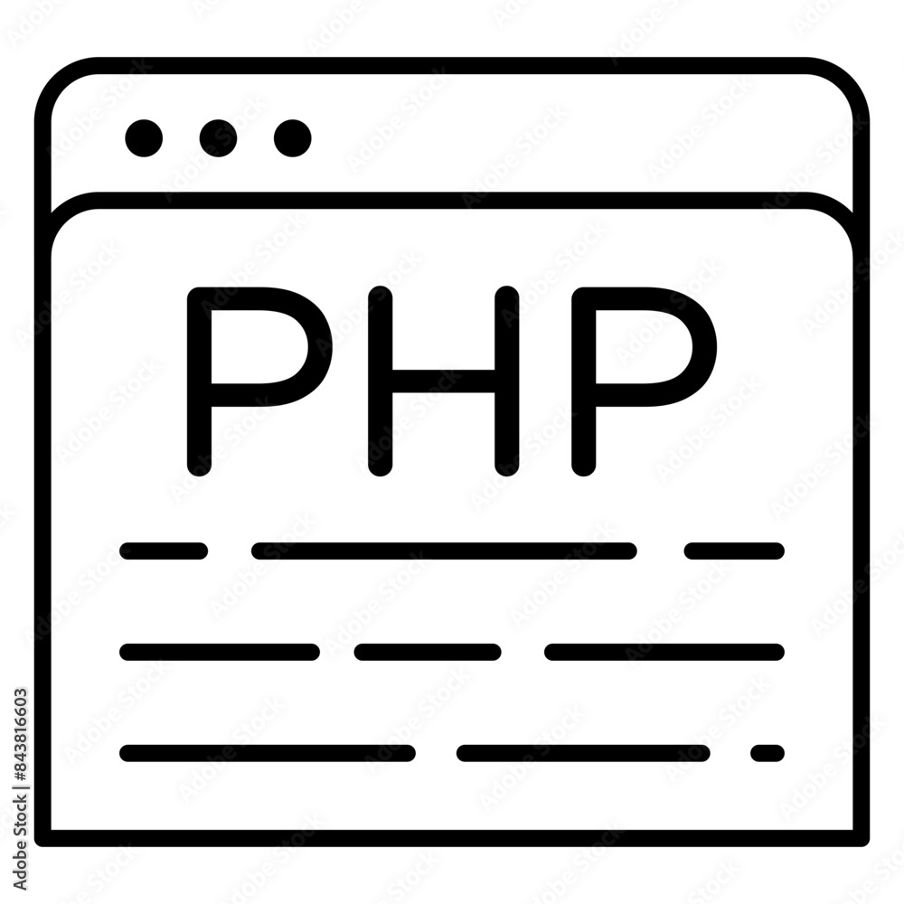 Trendy design icon of web design Trendy design icon of web design