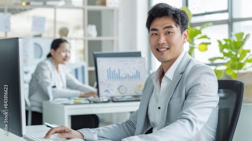 portrait of a smiling businesswoman