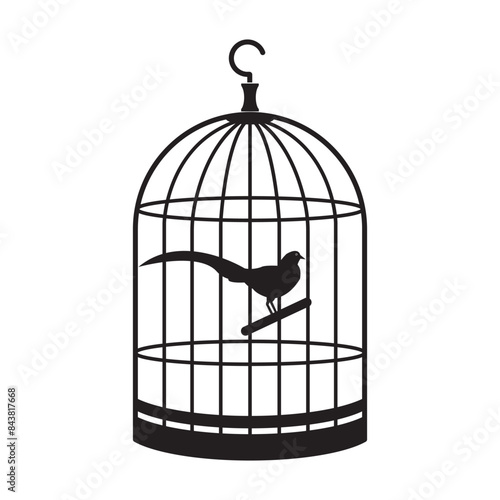 bird cage icon design