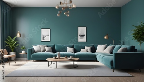 white and gold theme modern interior