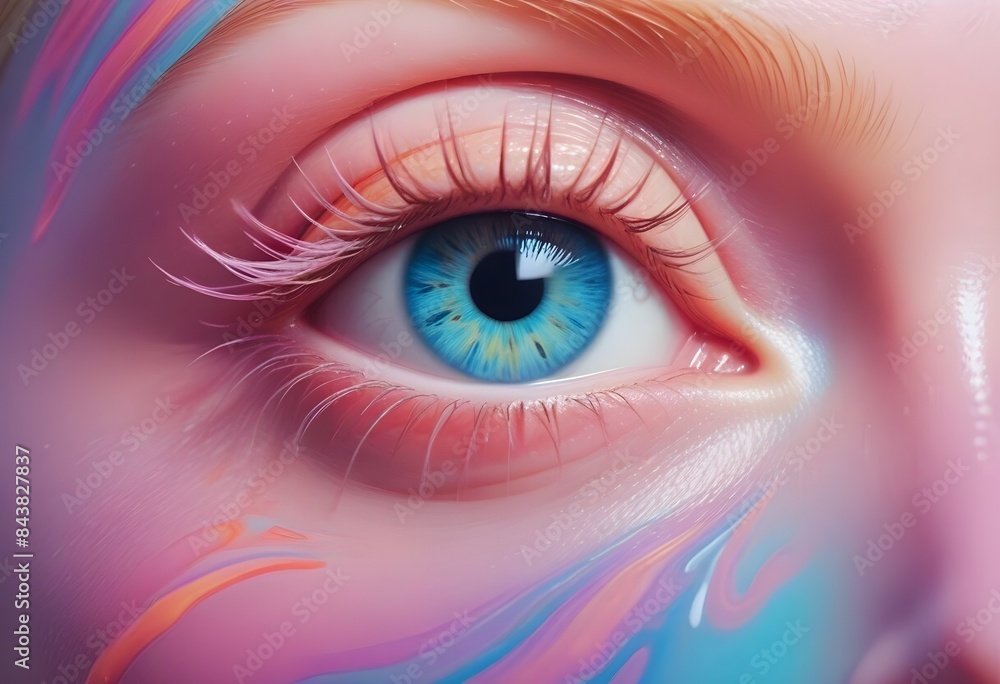 eye of the girl - Generative AI eye of the girl - Generative AI