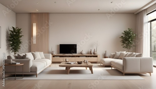 white and gold theme modern interior