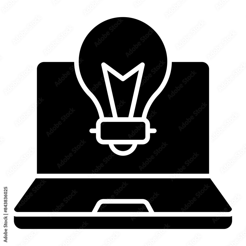 Trendy design icon of online idea Trendy design icon of online idea