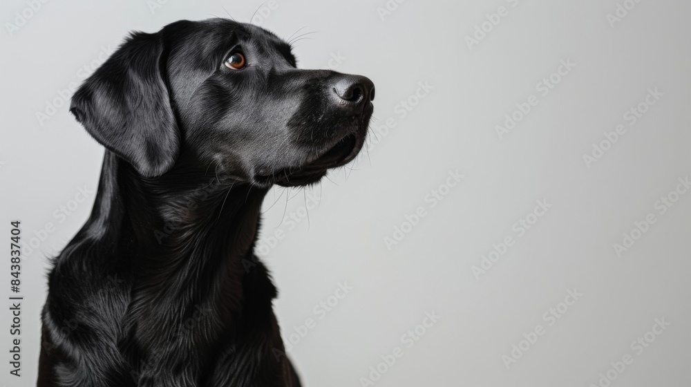 A super dog in a majestic sitting position, looking dignified, isolated on a white background A super dog in a majestic sitting position, looking dignified, isolated on a white background