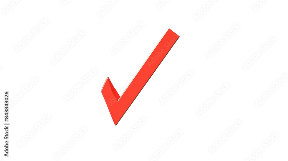 A red check mark symbol on a black background. A simple, modern design representing approval, completion, or success. A red check mark symbol on a black background. A simple, modern design representing approval, completion, or success.