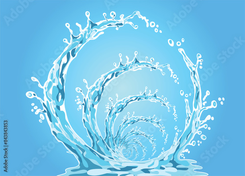background water splash in the form of a wave,splash,frame,liquid