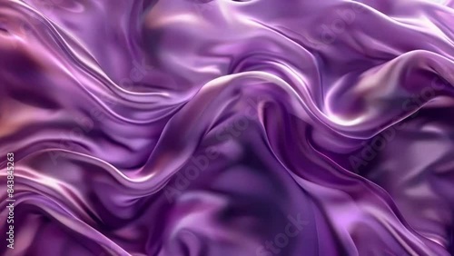 Wallpaper Mural Purple fabric with wave pattern Torontodigital.ca