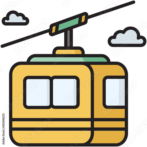 Cable Car Cabin Icon