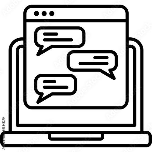 Chatbox Comment Icon photo