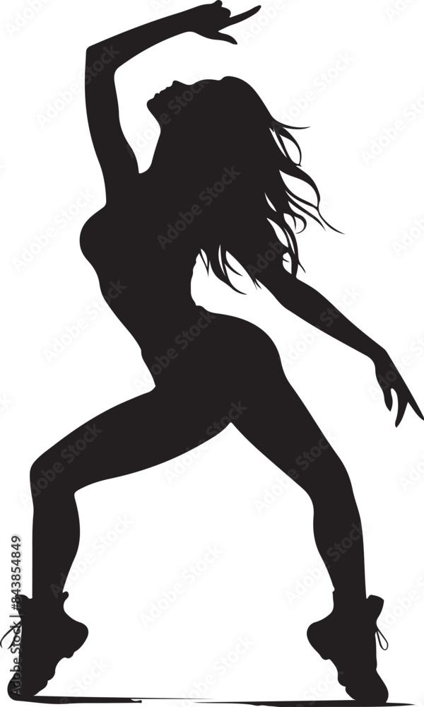 silhouette of a girl silhouette of a girl