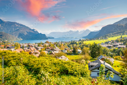 Ausblick über Sankt Gilden, Österreich  photo