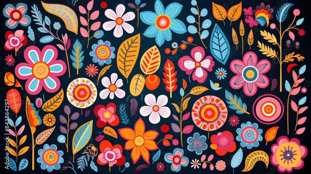 Elegant floral background Elegant floral background