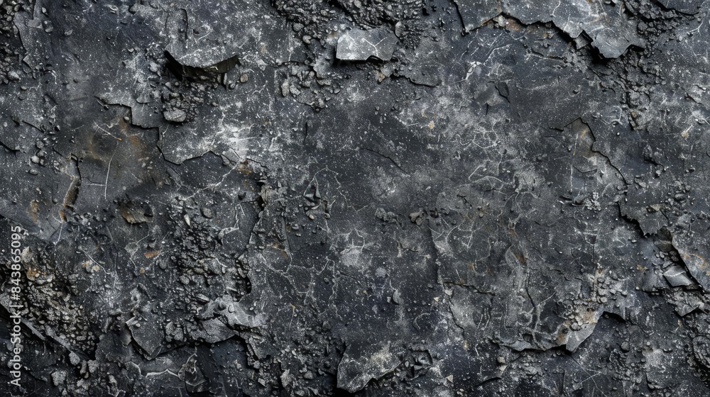 Fototapeta premium rough grainy texture of dark gray stone surface creating a gritty natural background highresolution seamless pattern