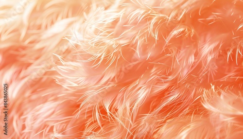 Peach fuzz, the background is made in warm colors