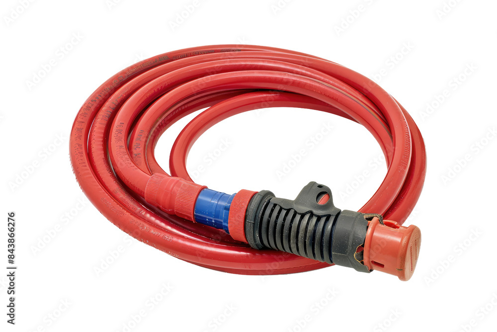 Sprawling Serenity: A Garden Hose in Bloom Sprawling Serenity: A Garden Hose in Bloom