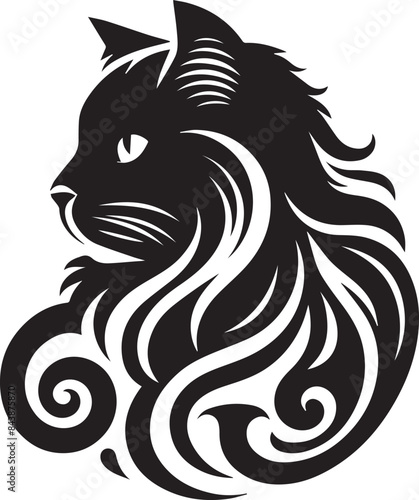 Watercolor Black Cats Clipart, Black Kittens, Black Cat Png, Mystical Cat Clipart, Instant Download, Peeking Cat SVG Pack, Cat Silhouette, Peeking Svg, Cut Files for Cricut & Silhouette,
