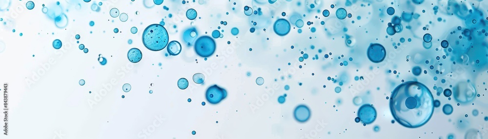 Minimal neon blue stars and circles on a white backdrop Minimal neon blue stars and circles on a white backdrop