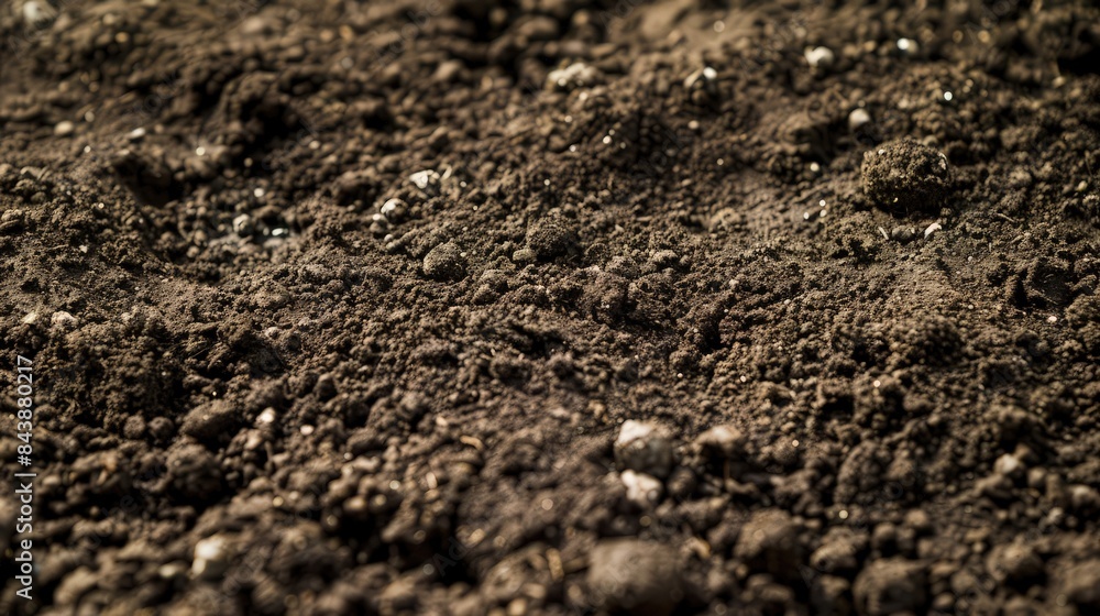 Fertilized soil textured background. Fertilized soil textured background.