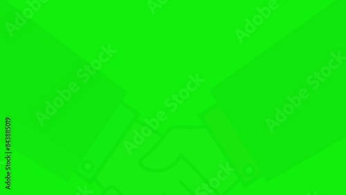 animation of business Handshake or Shaking Hands, Contract Agreement Icon. Good Deal, Trust or Approval