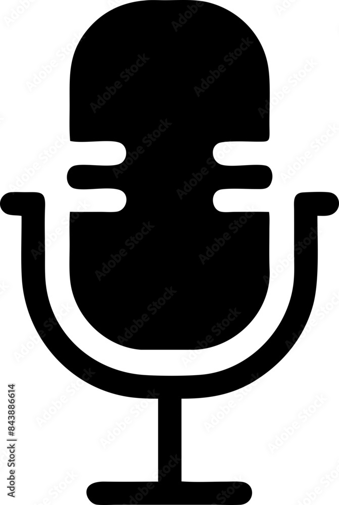 Microphone icon, Vector Sign or Symbol Microphone icon, Vector Sign or Symbol