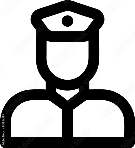 man icon, Vector Sign or Symbol