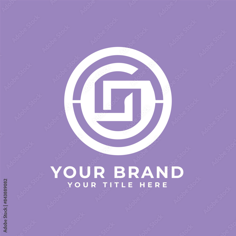 Vector minimal company logo design vector file Vector minimal company logo design vector file