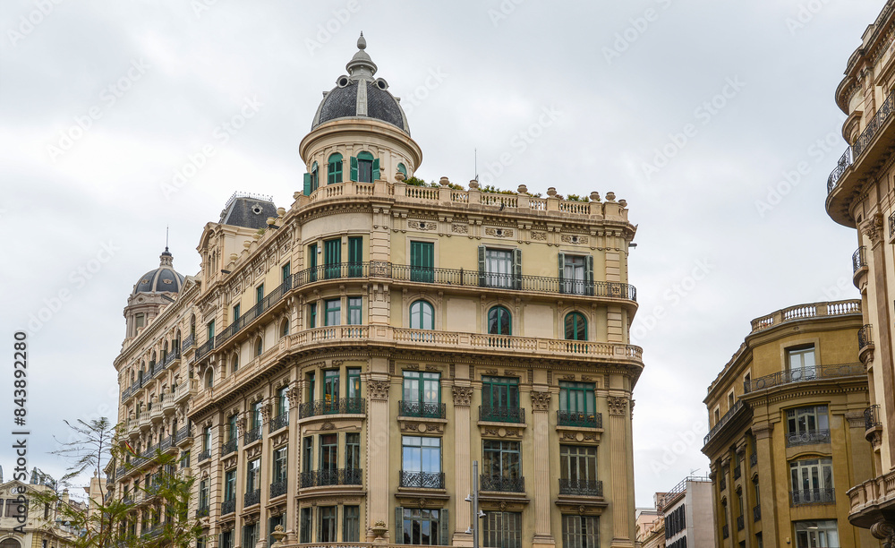 Gothic building in historic centrum of Barcelona Gothic building in historic centrum of Barcelona